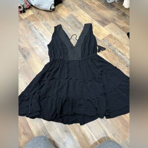 Justify Black Ruffled Dress
